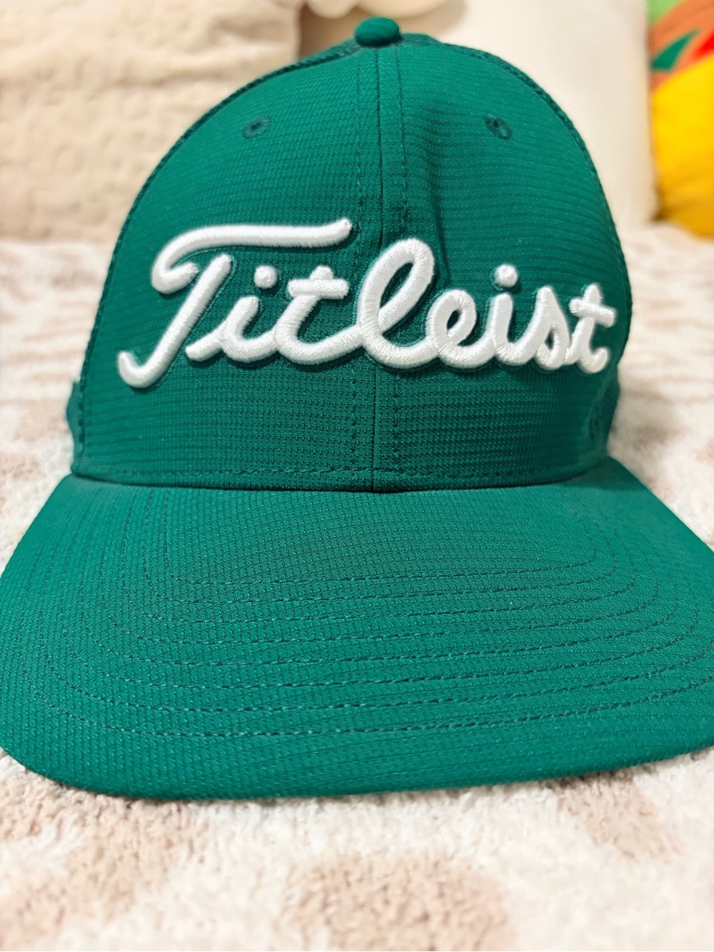Titleist Green Baseball Cap with White Script Logo
